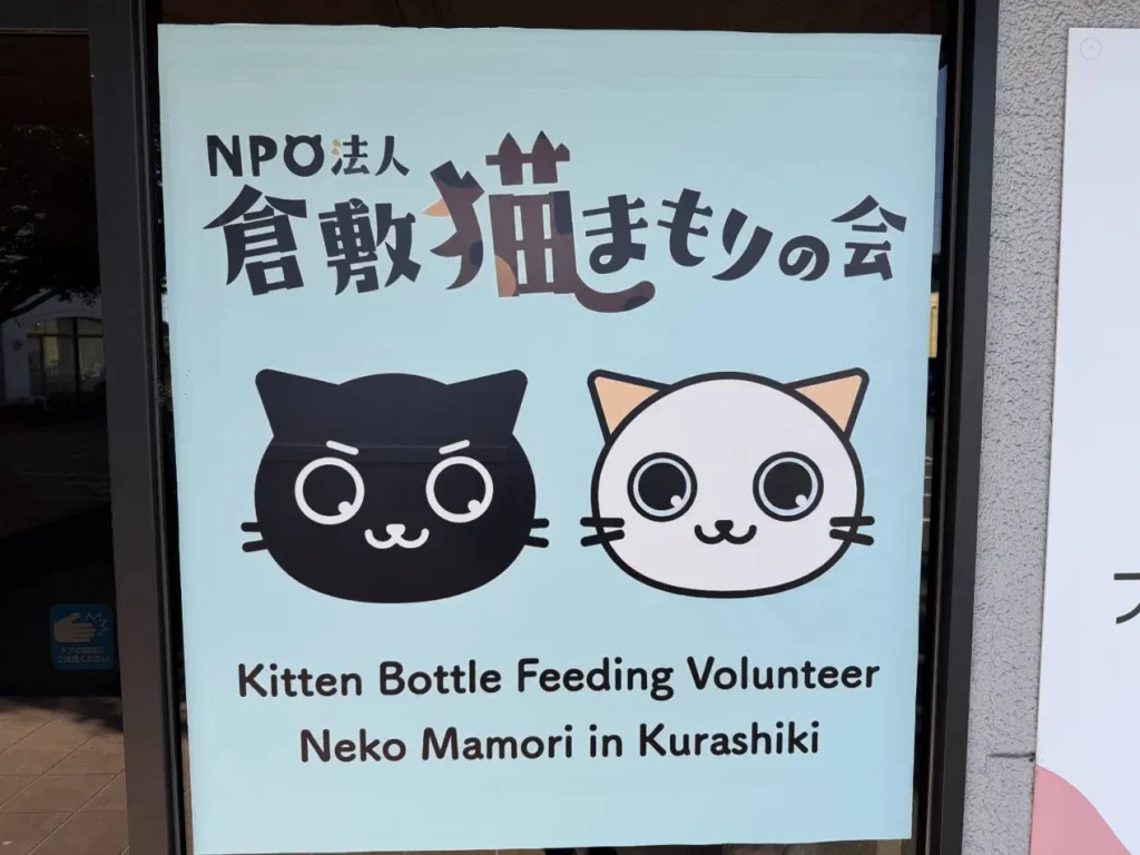 可愛い猫のキャラクターが目印です🐾