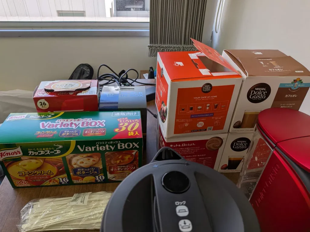 カフェオレにカップスープも、種類いろいろ